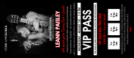 Your Photo Concert Black and Red VIP Pass