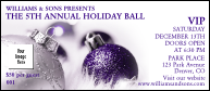 Christmas Ornament Purple VIP Pass