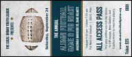 American Football Blue VIP Pass