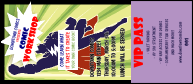 Comic Book VIP Pass