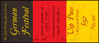 German Flag VIP Pass