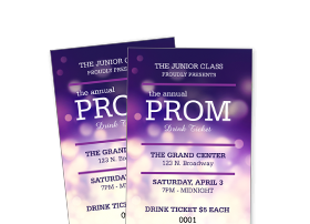 Design Your Own Drink Tickets