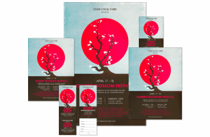 Cherry Blossom Circle Event Kit