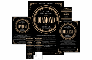 Diamonds Black