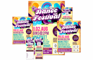 Disco Dance Festival Event Kit