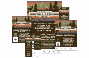 Fishing and Hunting Expo Green Camo Event Kit