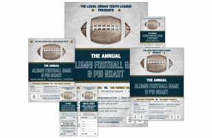 Football Blue Event Kit