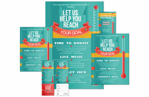 Fundraising Thermometer Event Kit