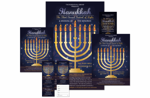 Hanukkah Menorah Event Kit