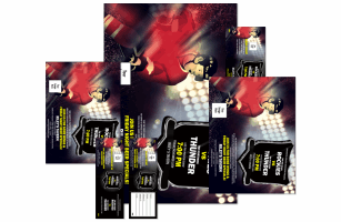 Hockey Badge Red Event Kit