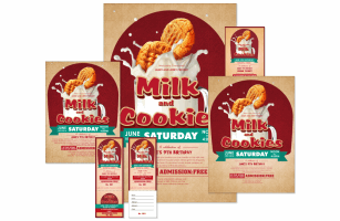 Milk and Cookies Event Kit