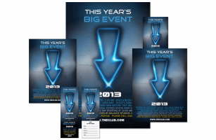 Night Club Neon Event Kit