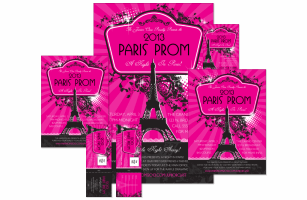 Paris Pink and Black