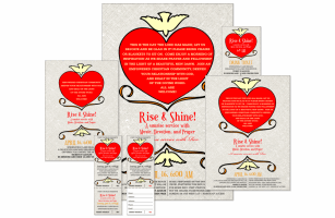 Religious Big Heart Event Kit