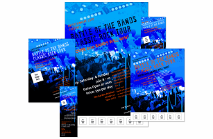 Rock Concert Blue Event Kit