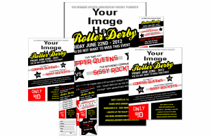 Roller Derby Passing Star Event Kit