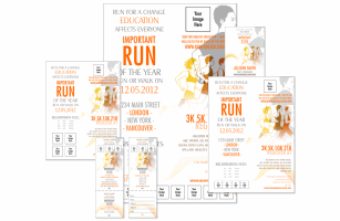 Run For A Cause Orange