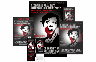 Zombie Woman Event Kit
