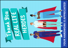 Thank You Heroes Club Flyer