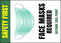 Face Masks Required Club Flyer