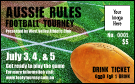 Aussie Rules Football Drink Ticket