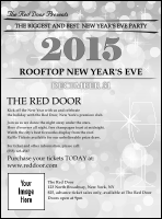 Silver Glitter Flyer