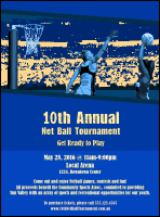 Net Ball Blue Flyer