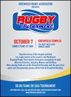 Rugby Tournament 2  Flyer