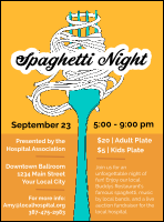 Retro Spaghetti Flyer
