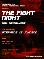 MMA The Fight Night Flyer
