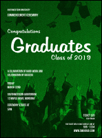 Graduation - Green Flyer