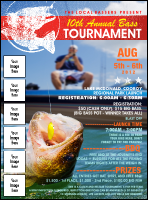 Bass Fishing Tournament Image Flyer