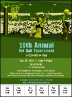 Net Ball Image Flyer