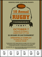 Rugby Tournament Image Flyer