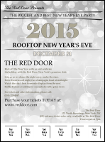 Silver Glitter Logo Flyer