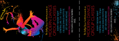 Modern Dance Event Ticket 0007