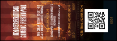 Alternative Music QR Event Ticket