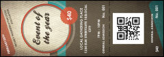 All Purpose Circle QR Event Ticket