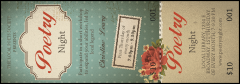 Poetry Event Ticket