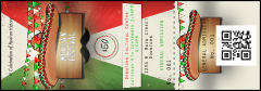 Mexican Fiesta QR Event Ticket