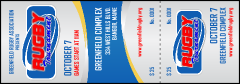 Rugby Tournament 2  Event Ticket