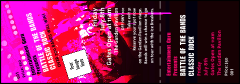 Rock Concert Pink Event Ticket