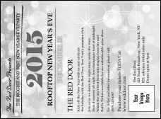 Silver Glitter Invitation