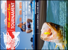 Bass Fishing Tournament Invitation