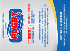 Rugby Tournament 2  Invitation