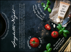 Spaghetti Ingredients Invitation