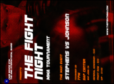 MMA The Fight Night Invitation
