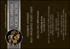 Horse Racing Postcard