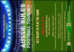 Aussie Rules Football 2 Postcard