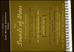 Sounds of Notes Postcard